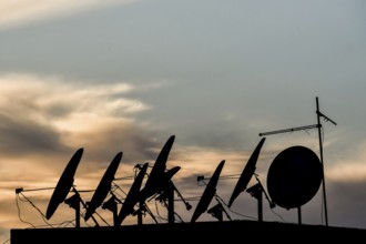 Silhouette of antenna,, CONTINENT_