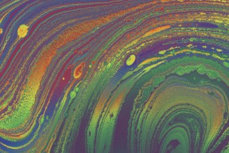 Ebru marble effect pattern design for print