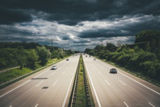 Motorway A10 Berliner Ring near Neuenhagen, Bollensdorf 1