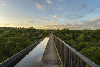 The Pontcysyllte Aqueduct in Trevor, Wrexham, Clwyd, Wales, UK