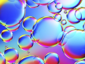 Illustration of some colorful bubbles background