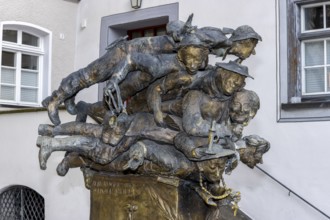 The printed Allgäu or spitting fountains by the artist Joseph Michael Neustifter from Eggenfelden