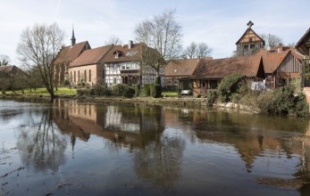 Wienhausen b Celle former Cistercian monastery 93927 Site east of the monastery right bell house