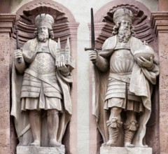 Charles I or Charlemagne, 742-748, and his son Louis the Pious, 778-840, also called the Fair, and