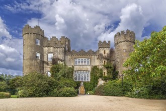 Malahide Castle parts of which date to the 12th century, Iraland