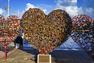 Heart in willemstad on curacao