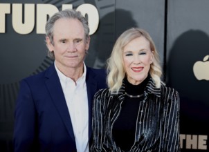 Bo Welch and Catherine O'Hara at Apple TV+ Series World premiere of 'The Studio' held at the