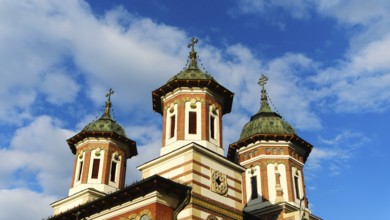 Monastery in the City of Sinaia, Romania, Europe
