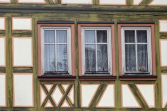 Details of a half-timbered house