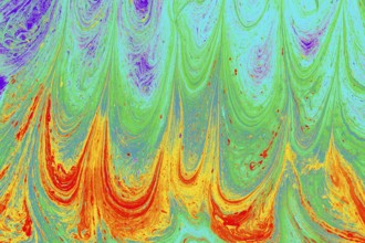 Beautiful marbled Ebru art texture for poster, print or cover design