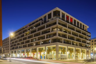 New residential buildings on the site of the old telecommunications centre, Dresden, Saxony,