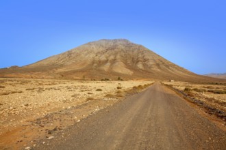 Tindaya mountain Fuerteventura at Canary Islands of Spain