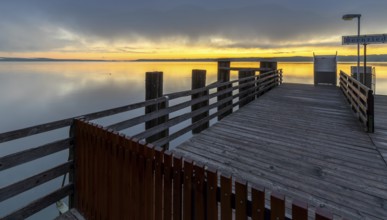 Sunrise in Bernried at Lake Starberg