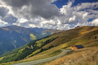 Amazing ski resort in Tyrolean Alps in autumn, Austria, Europe