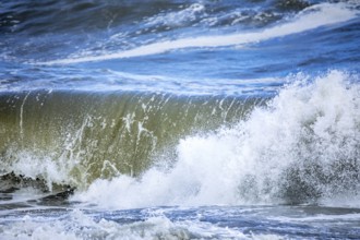 An image of a stormy ocean scenery background