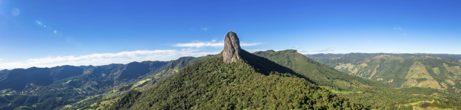 Pedra do Bau, rock mountain peak in Sao Bento do Sapucai, Brazil. South America