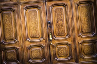 Original freemasonry door in Italy - authentic door, more than 200 years old