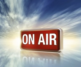 3D rendering of an on air icon