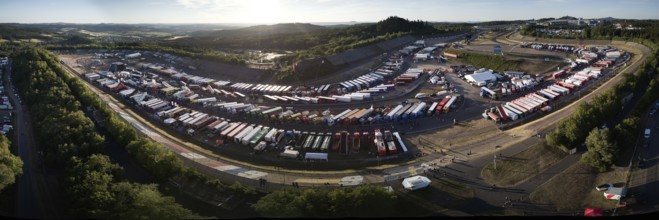 ADAC Truck Grand Prix 2022, Truckercamp. Nürburgring race track, Rhineland-Palatinate, Germany,