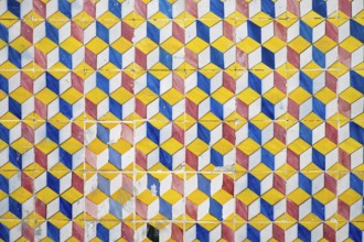 Old tile wall in Portugal