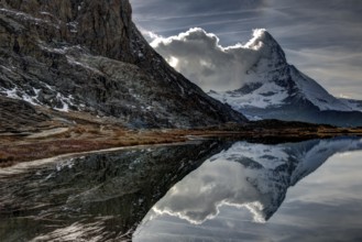 Lake Riffel, Zermatt. Matterhorn. Switzerland
