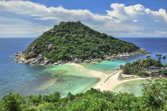 Perfect paradise tropical bay on Koh Tao Island, Thailand, Asia