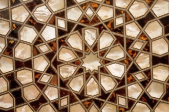 Ottoman art example of Mother of Pearl inlays from Istanbul