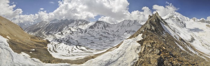 Scenic panorama in Dolpo region in Nepal