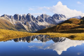 Kalkkögel Range in the Stubai Alps, Tyrol, Austria, Europe