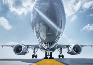 aircraft is waiting for take off