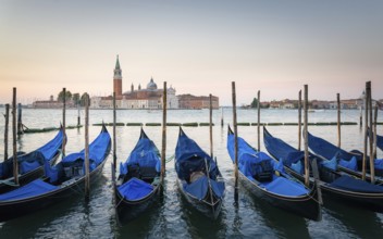San Giorgio Maggiore in Venice with gondola in foreground