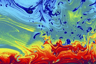 Marbling art patterns as abstract colorful background