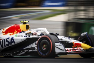 MELBOURNE, AUSTRALIA - MARCH 15: Yuki Tsunoda of Japan drives the Visa Cash App Racing Bulls F1