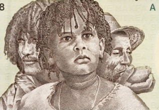 Three Generations of Eritreans on 5 Nakfa 1997 Banknote from Eritrea
