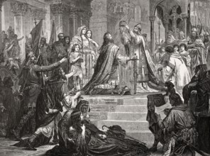 Imperial Coronation of Charlemagne as Emperor by Pope Leo III