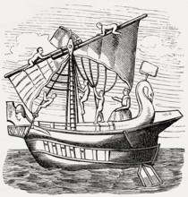 A merchant ship, ancient Roman ship