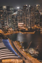 Image of skyscrapers in Singapore. Shooting Location: Singapore