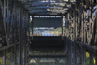 Niederfinow boat lift, Oder-Havel Canal, Havel-Oder Waterway, Brandenburg, Federal Republic of