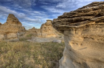 Hoodoo Badlands Alberta Canada Writing on Stone Park