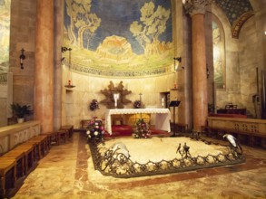 Interior of The Church of All Nations or Basilica of the Agony, Roman Catholic church near the