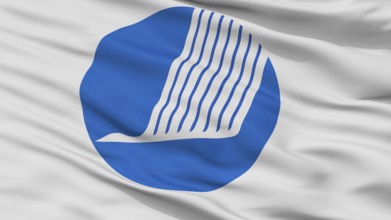 Nordic Council Flag, Closeup View