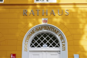 Town hall of the island town of Ratzeburg