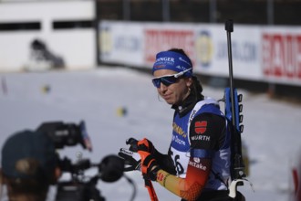 Served: Franziska Preuß (SC Haag) at the IBU Biathlon World Championships Lenzerheide 2025,
