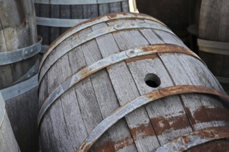 Old wine barrels