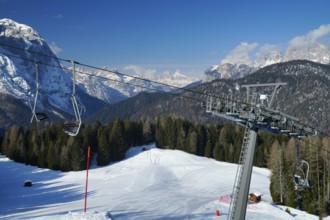 Cable car Malón-Monte Agudo, AURONZO D'INVERNO, winter, ski, Dolomites, Auronzo di Cadore, Veneto
