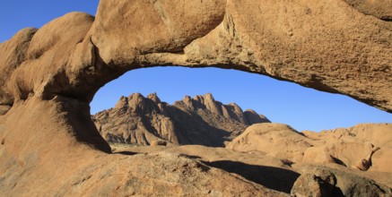 Rock Arch with the Spitzkoppe in the background