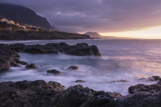 Sunset in Garachico on the Canary Island of Tenerife