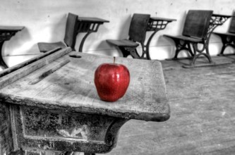 Abandoned School House one room Canada Saskatchewan