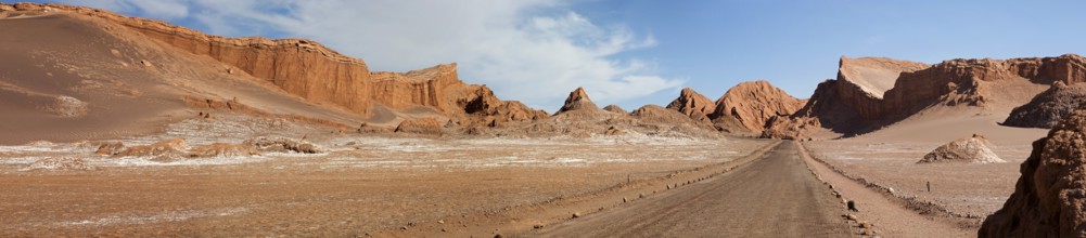 Valle de la Luna in the Atacama Desert in Chile