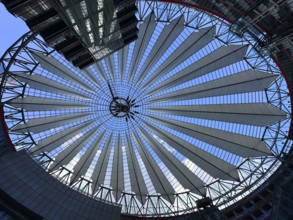 Roof construction at Potsdamer Platz in Berlin, Berlin, Germany, Europe